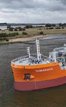 Eureka Shipping collects new cement carrier for use in the Great Lakes