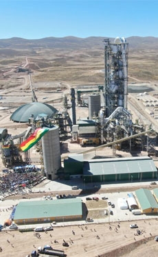 New ECEBOL cement plant at Caracollo inaugurated
