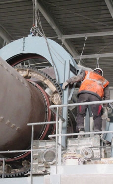 Fives performs remote commissioning to replace a burner at a cement plant in East Asia