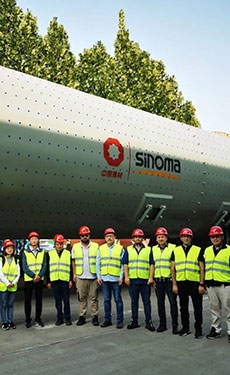 Sinoma Overseas ships ball mill system for Kipas Cement
