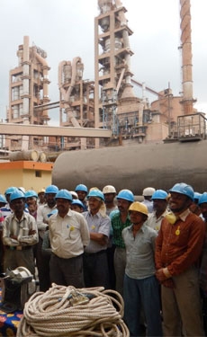 Orient Cement commissions waste heat recovery plant at Chittapur cement plant