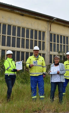 Opterra Karsdorf cement plant awarded Nature and Biodiversity Conservation Union plaque