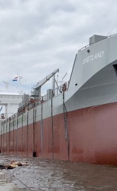 Ferus Smit launches MV Shetland cement carrier