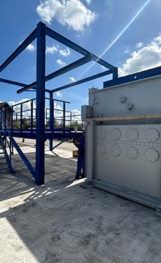Aumund and Holcim demonstrate linear clay calcination
