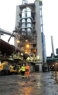 IKN presented with first clinker from upgrade at CBR Cement’s Antoing plant in Belgium