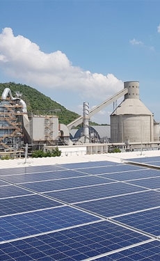 Chip Mong Insee Cement commissions 9.8MW solar power system