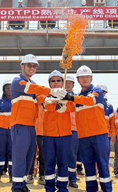 Huaxin Cement ignites 2000t/day clinker line in Malawi