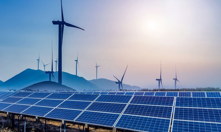 Cement plants are increasingly relying on renewable sources for electrical power. Could the future also see the widespread conversion of electrical power into thermal fuels such as hydrogen and oxygen? Image from Shutterstock.