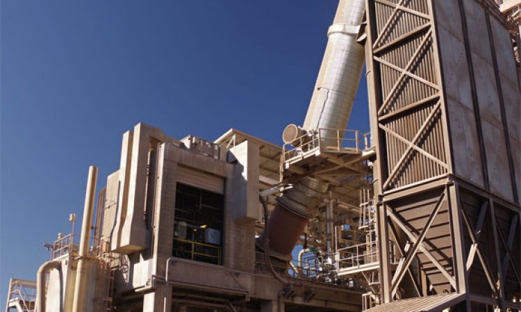 Air-to-air heat exchanger for clinker cooler ventilation designed and fabricated by IAC from Kansas, USA.