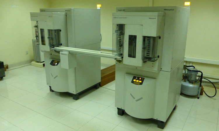 A pair of PANalytical CubiX Pro XRD and CubiX XRF machines for quality control at Khairpur cement plant.