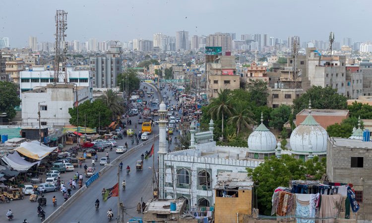 Karachi, a city of 25 million, is a major domestic market for Power Cement. Credit: Aqib Yasin / Shutterstock.