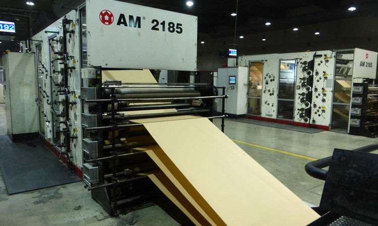 One of the Windmoller & Holscher AM 2185 tuber machines in use at Khairpur.