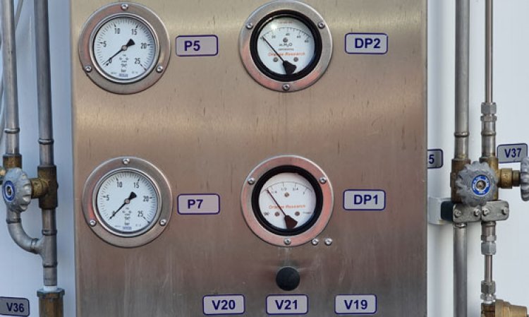 Gauge panel. Photo: Steve Brownless, Innovatium.