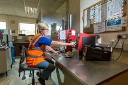 The plant prides itself on its quality control - and on training and employing locals in the workforce.