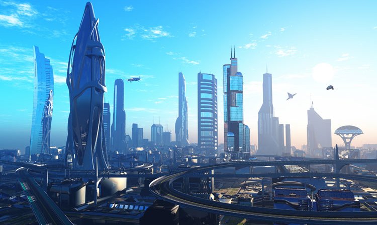 The cities of the future will be made using different types of cement and concrete depending on what is available nearby. Source: Shutterstock.