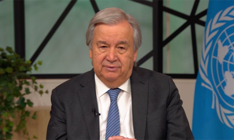 UN General Secretary António Guterres gave the opening address.