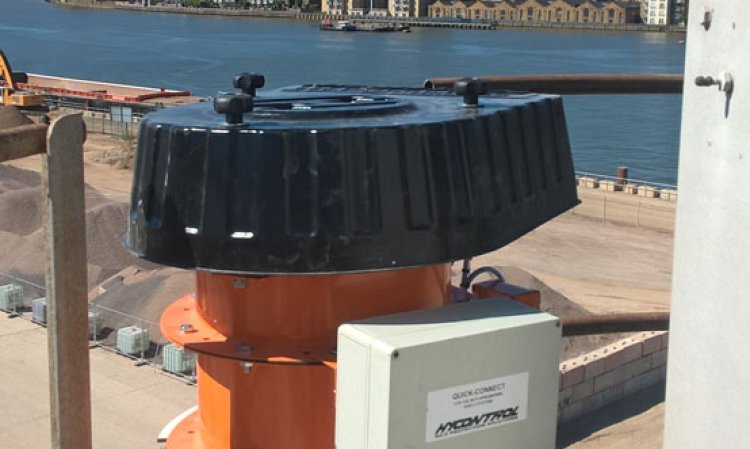 A Hycontrol SHIELD Lite SPS installed on a site overlooking the River Thames in London, UK.