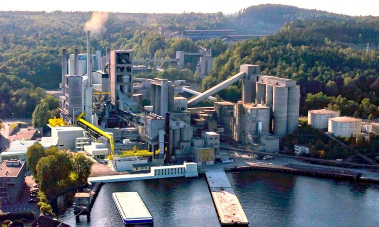 The Norcem Brevik plant will see a major CCS project come to fruition in 2024. Source: HeidelbergCement.
