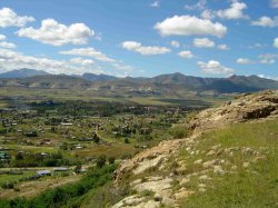 Lesotho is dominated by mountainous terrain.