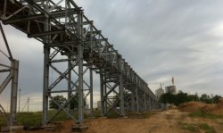 Conveyor gallery provided to BaselCement's Serebryansky Cement plant by SK Imperial.