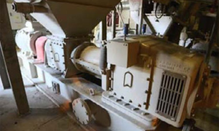 One of three new Claudius Peters X Pump 300 for feeding the kilns.