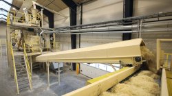 A dosing and mixing Line at a WWCB plant, producing 11t/hr of fresh mixture.