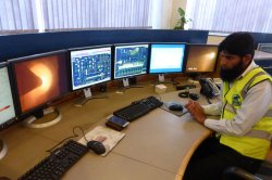 DG Khan Khairpur's control room.