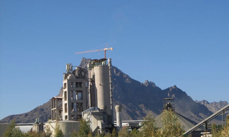 Khash Cement plant, a subsidiary of Fars & Khuzestan Cement.