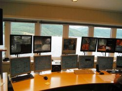 The best view ever from a cement plant control room? The plant installed a Siemens CEMAT process control system, HeidelbergCement's preferred system, in 2008. "It is an effective system that conveys the right information to plant operators in good time," says Asgeir Kvitvik.