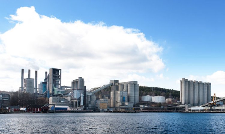 A view of the Norcem Brevik plant, arguably the site of the cement sector’s most well-known CCS project. Source: Norcem website.