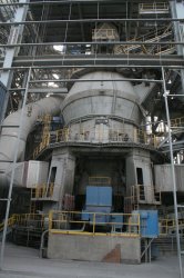 Martinsburg's LM 60.6 Loesche vertical roller mill for raw meal.