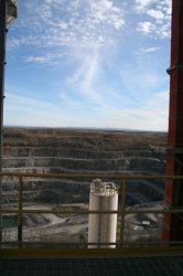 10 levels of limestone extraction.